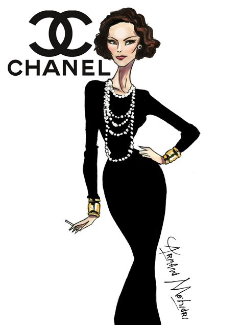 chanel fashion sketches.